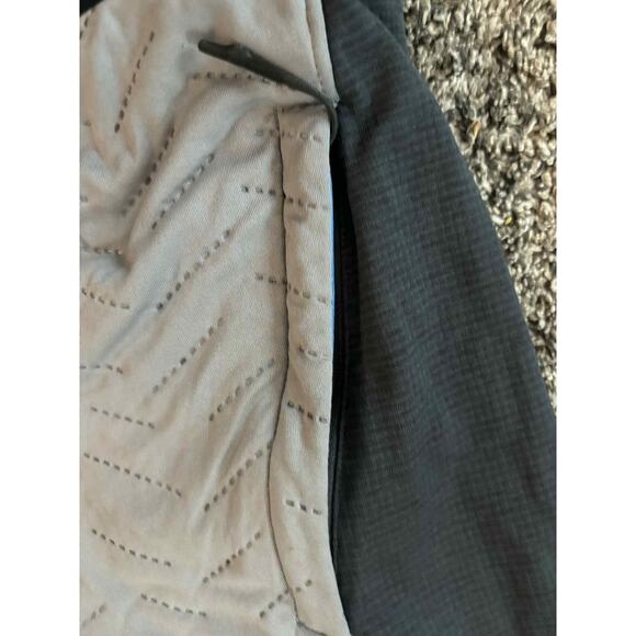 Under Armour ColdGear Reactor Fitted Pullover Hoodie Black/Gray/Blue Men XL - Picture 3 of 8